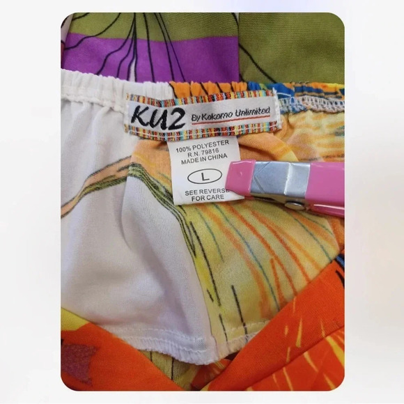 Kokomo Unlimited Floral Vibrant Sleeveless Maxi Dress Size Large - Picture 8 of 9